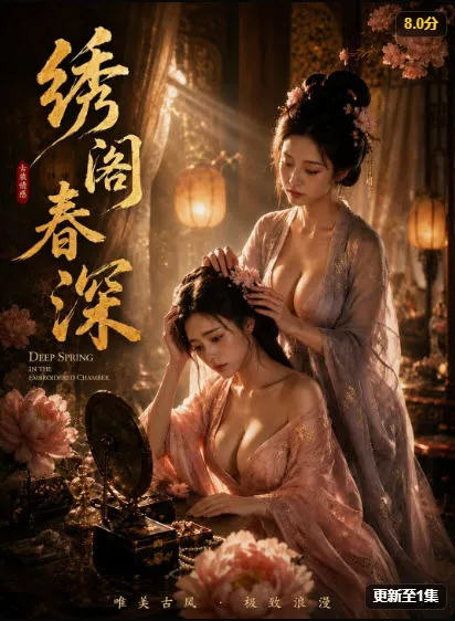 黄果短剧《绣阁春深》竖屏封面